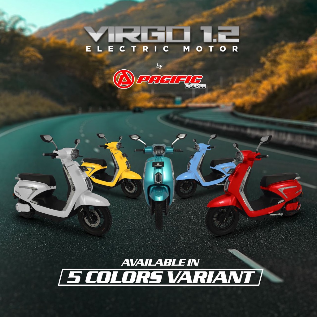 SEPEDA MOTOR LISTRIK PACIFIC TYPE VIRGO 1.2 BERGARANSI RESMI SURABAYA