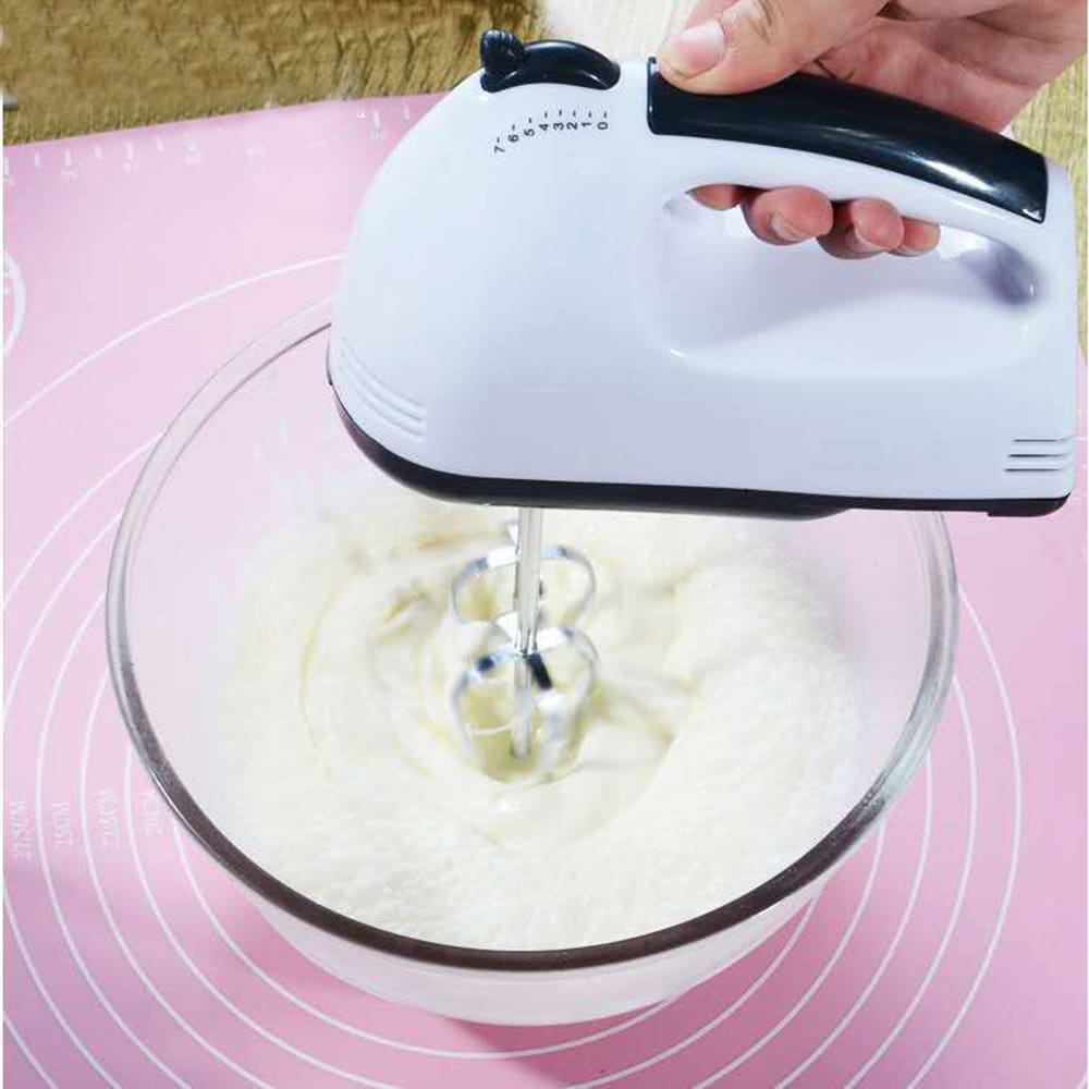 Hand Mixer Elektrik Pengaduk Adonan Roti Kue 7 Speed / 4pcs Alat Pengocok