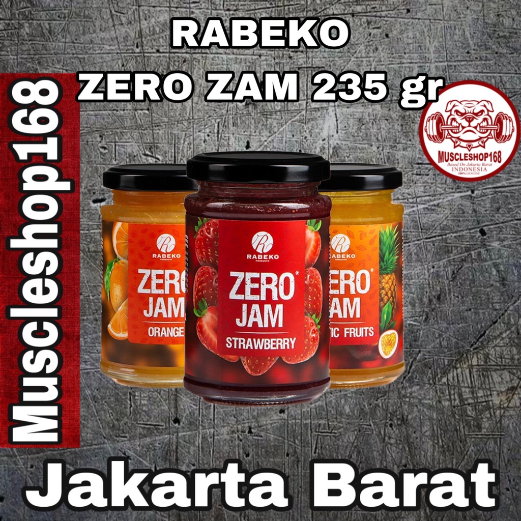 Rabeko ZERO JAM 235 Gr Sauce Selai Diet