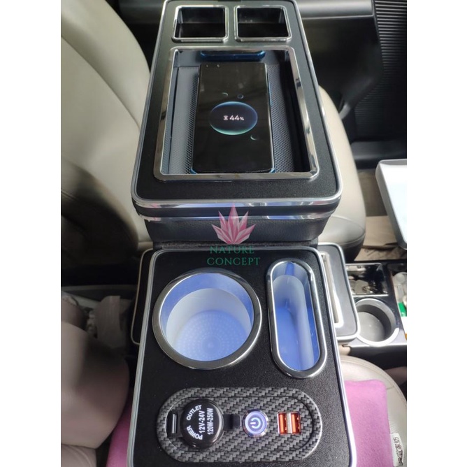 Console Box Mobil Honda Freed Fitur Lengkap Mewah Usb Power Outlet