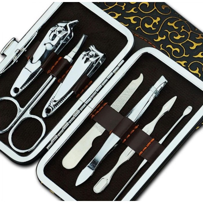 Nail Art Set Perlengkapan Manicure Pedicure 7 Pcs Gunting Kuku Wajah murah