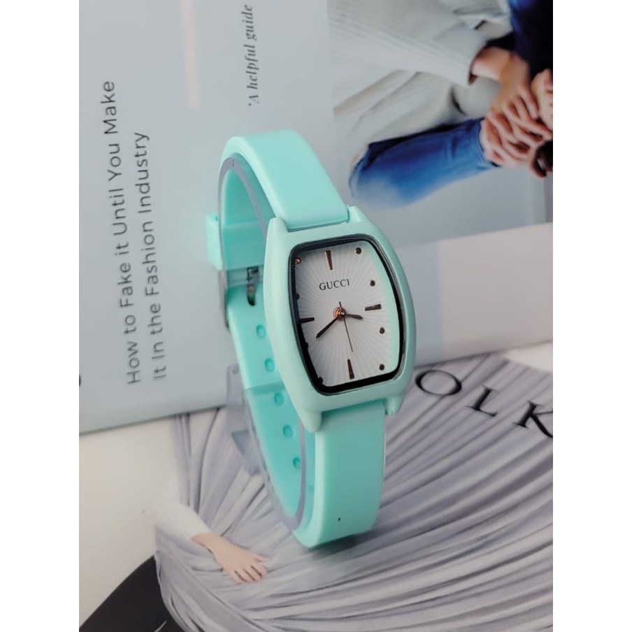 BAJ Jam Tangan Quartz Strap PU Analog Casual Gaya Retro Wanita &amp; Pria Ulzzang Watch Korean Fashion RM075