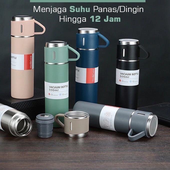 ♬ JCO TERMOS VACUM CUP FLASK GIFT BOX HAMPERS 500ml//TUMBLER BOTOL MINUM SET SULTAN ➵