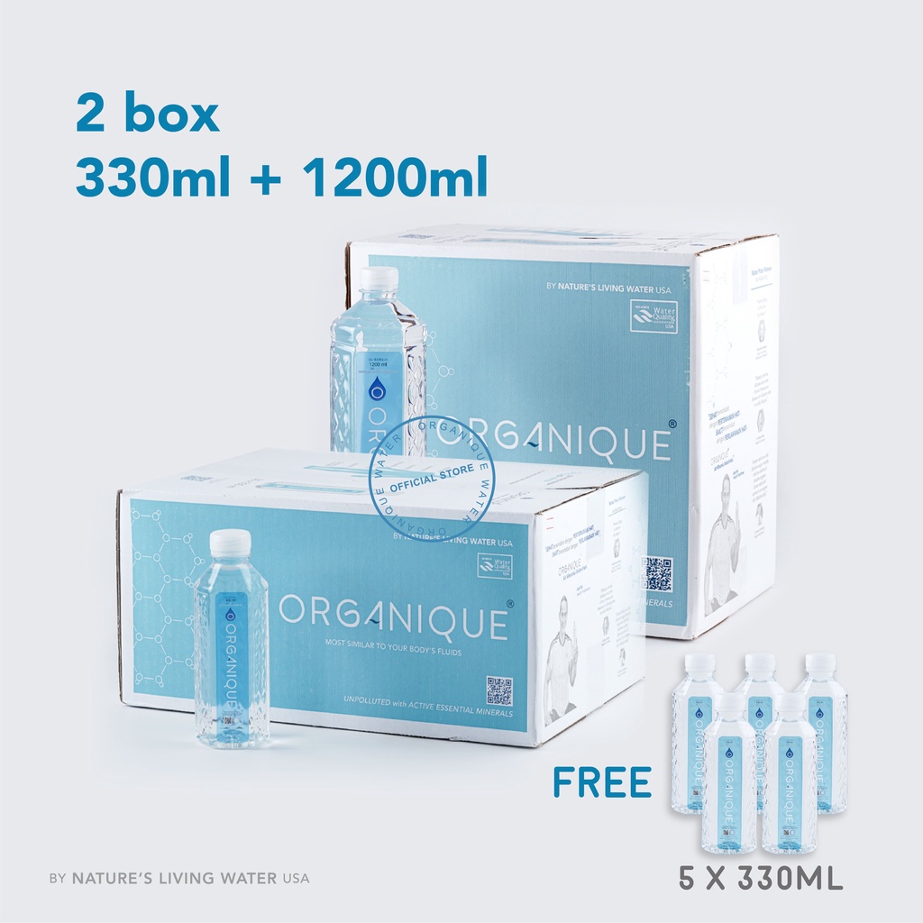 

Organique Water ( 330 ml + 1200 ml )