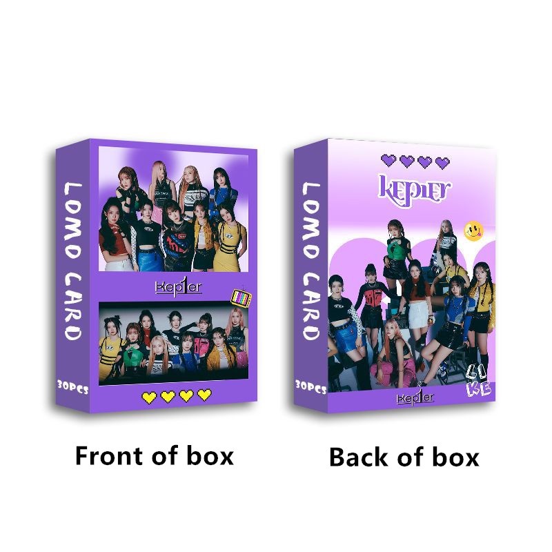 30pcs/box KEP1ER Seperti Photocard Ungu XIAOTING MASHIRO YUJIN YESEO DAYEON HIKARU Lomo Kartu Kpop Postcards READY STOCK