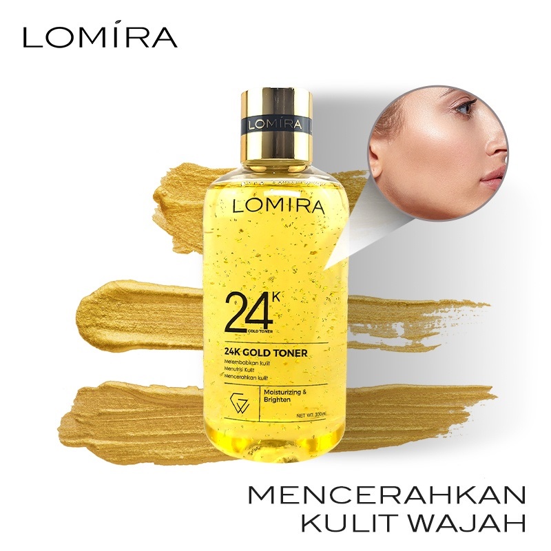 LOMIRA 24K GOLD TONER | 24K GOLD BODY WASH 300ML