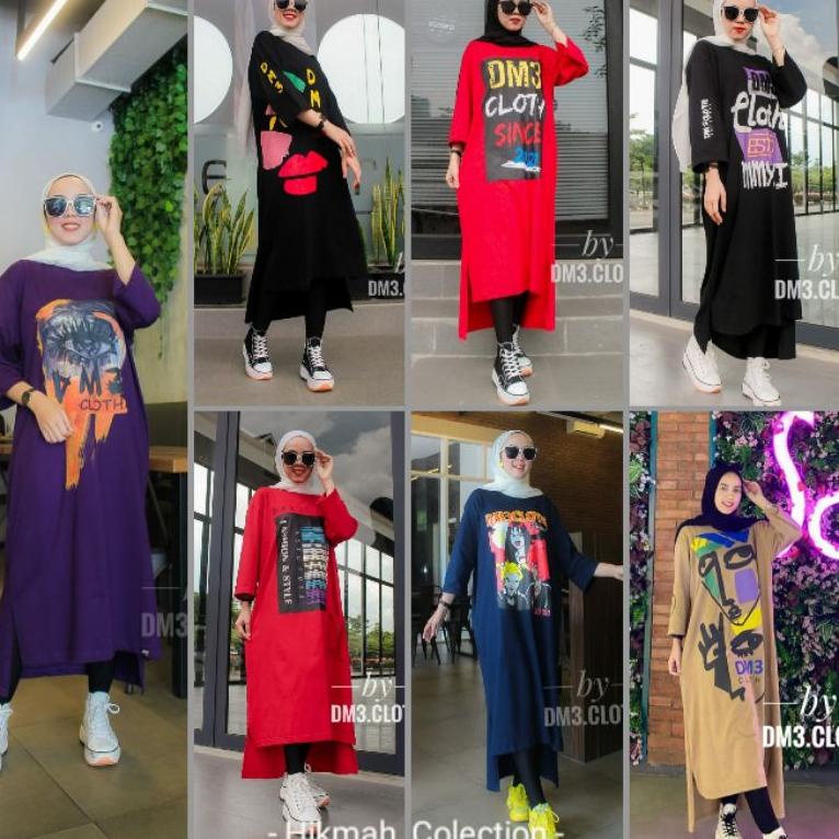 LANGSUNG ATC HC - LONG TUNIK DM3 ORIGINAL/ DM3 ORIGINAL/ LONG TUNIK/ LONG TUNIK KAOS/ TUNIK DM3 ORIG