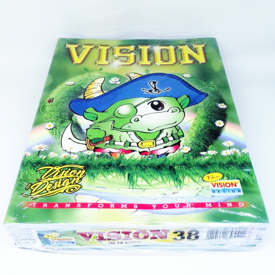 

Buku Tulis Vision 38 Lembar (1pack isi 10 buku)