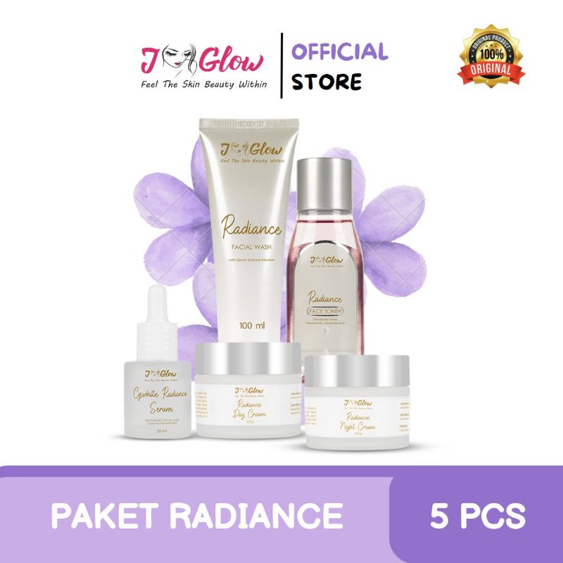 JGLOW SUPER WHITENING GLOWING PAKET PERAWATAN KULIT KUSAM ORIGINAL BPOM