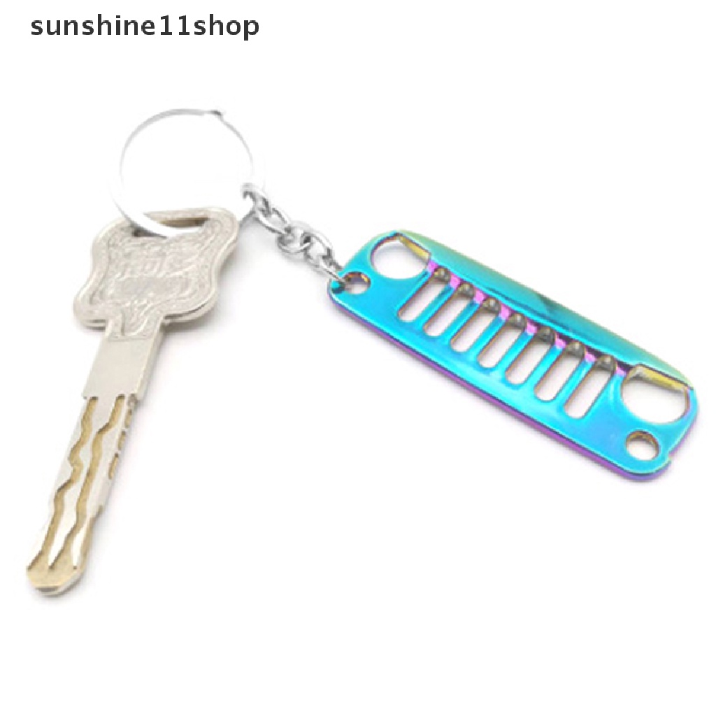 Sho Stainless Steel Car Front Grill Design Gantungan Kunci Mobil Grill Keychain Gantungan Kunci N