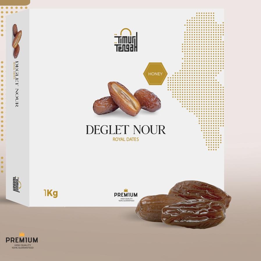 

✨12.12✨ Timur Tengah Kurma Tunisia Madu 1kg Deglet Noor Honey Premium Original High Quality gas !!