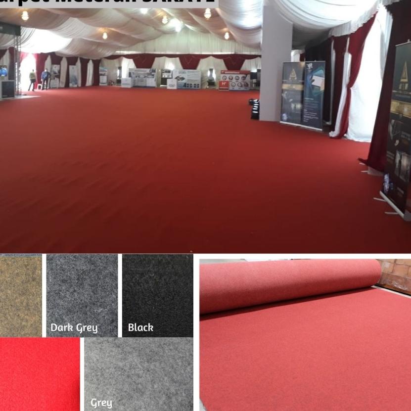 ➪ Karpet Beludru / Baldu Meteran Tebal dan Padat - Lebar 2 meter - per ½ meter ✼