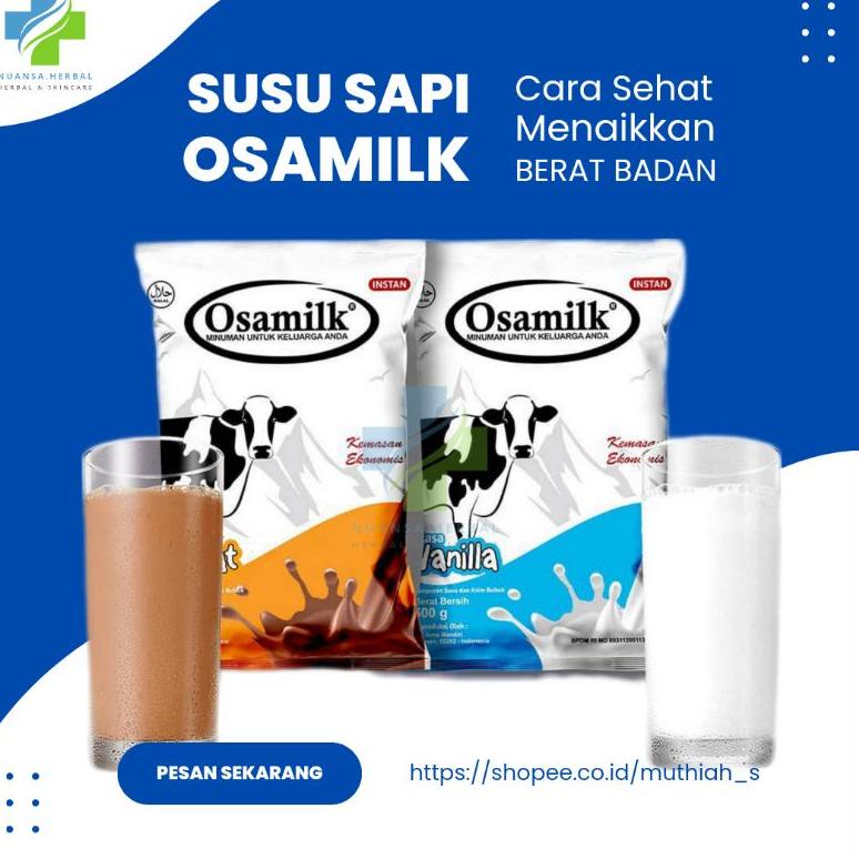 

Ready Stok SUSU OSAMILK GEMUK BADAN 500 gram