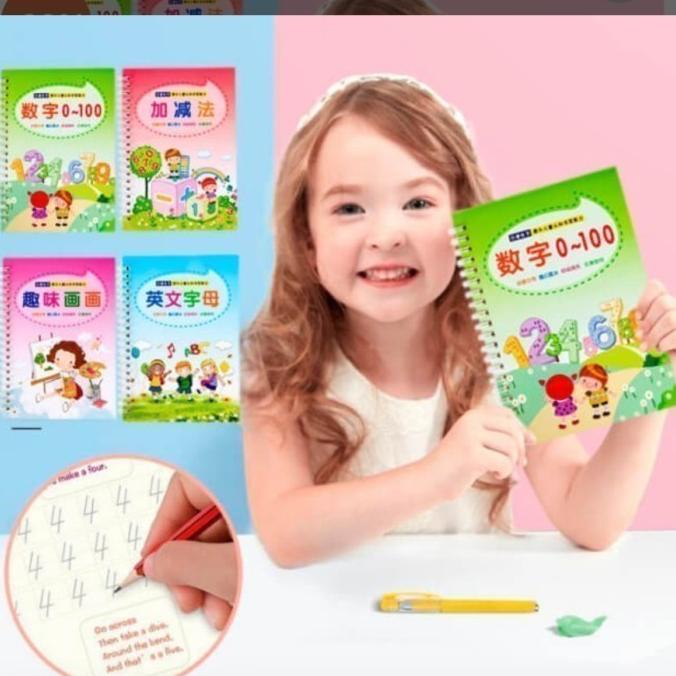 

Yes Set Buku Latihan Menulis Kaligrafi Sank Magic /Practice Book Sank