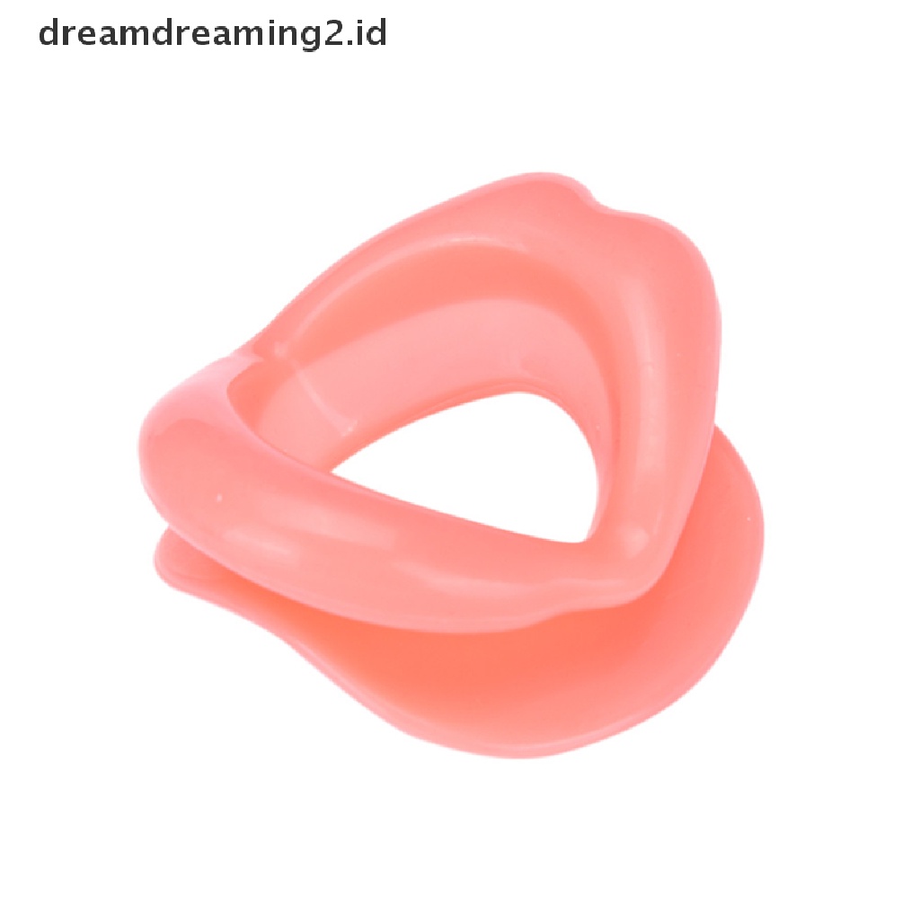 (dream) Silikon Anti Kusut Anti-Aging Wajah Lebih Ramping Latihan Otot Lip Trainer Gym.