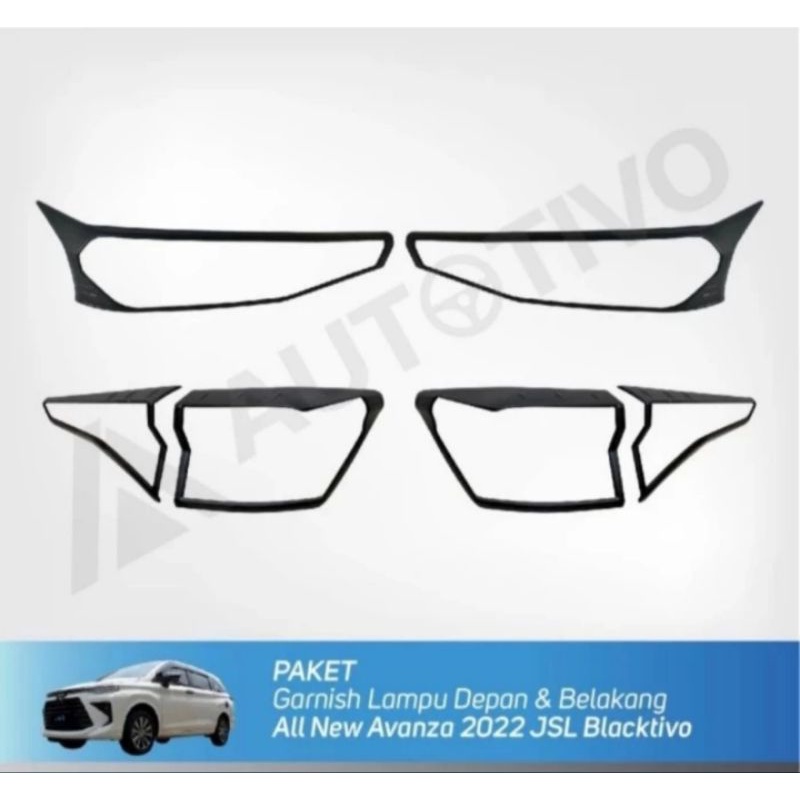 garnish lampu depan belakang avanza 2021 2022 2023