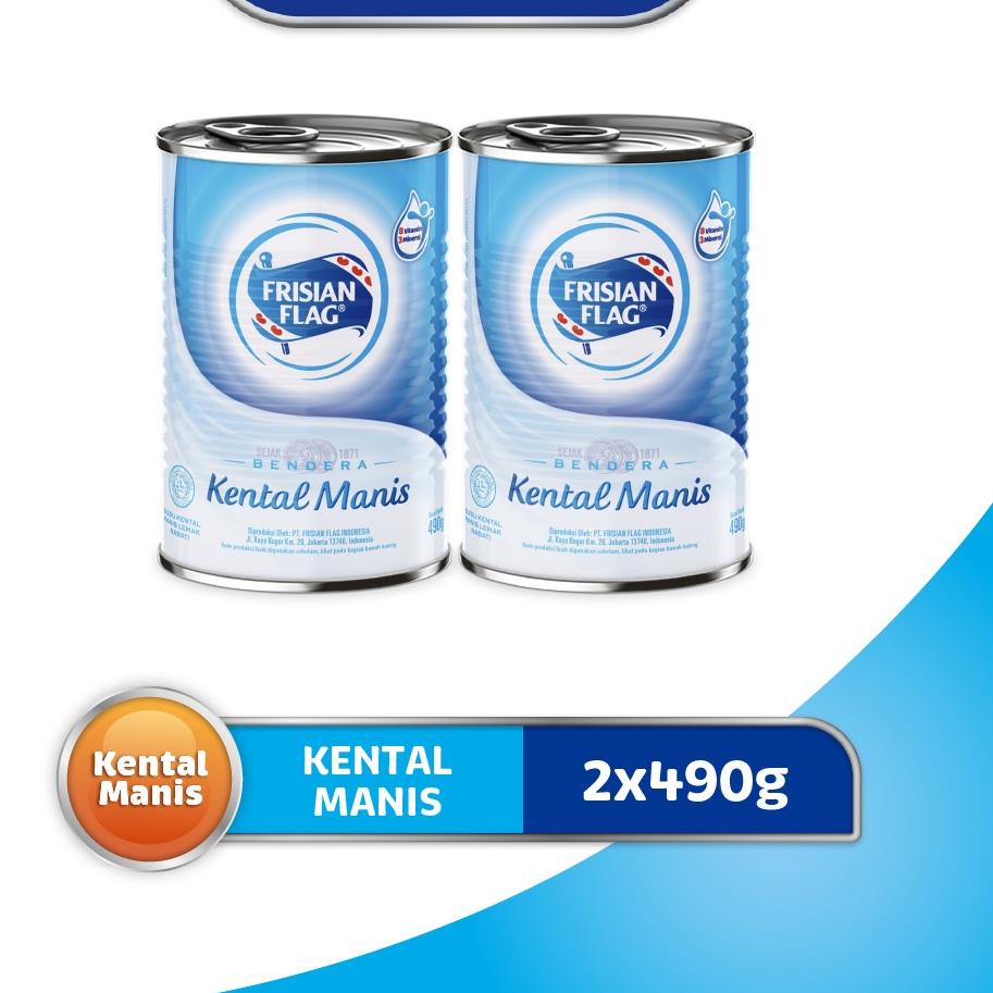 

MALL Frisian Flag Bendera Kental Manis Kaleng 490gr x2 !