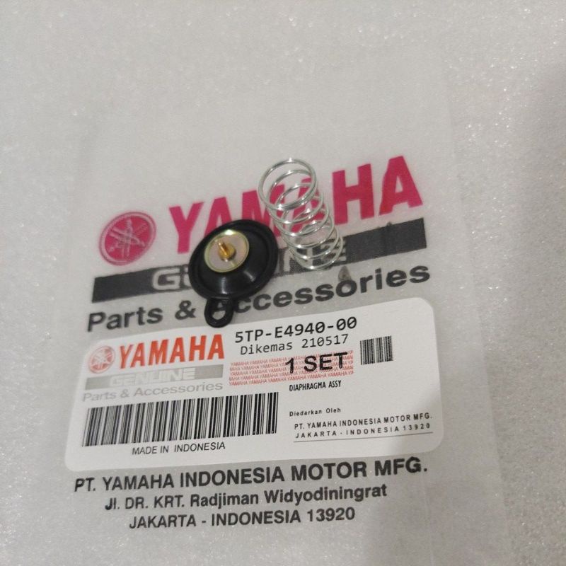 Karet karburator repair kit diafragma diaphragma assy Yamaha Vega ZR - Jupiter z new Burhan - Vega r