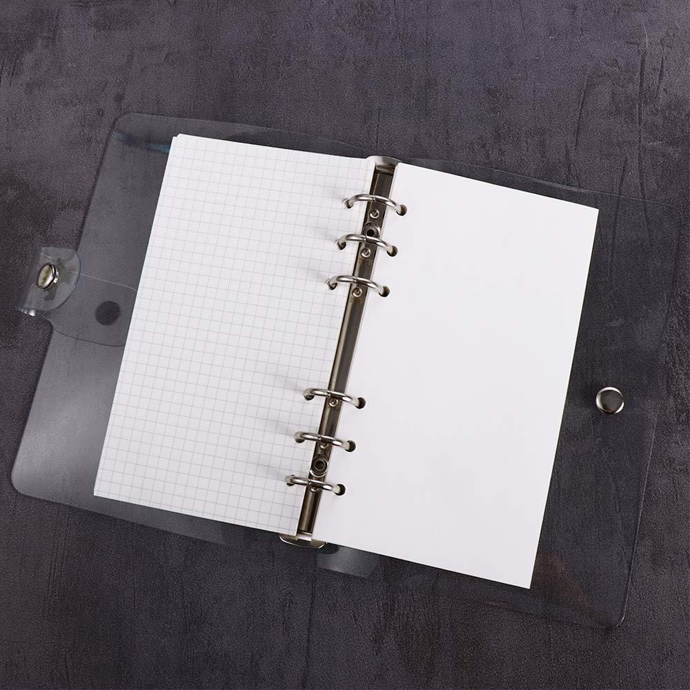 Nickolas1 Notebook A4/A5 /A6 /A7 Agenda Transparan Klip File Pengikat Plastik