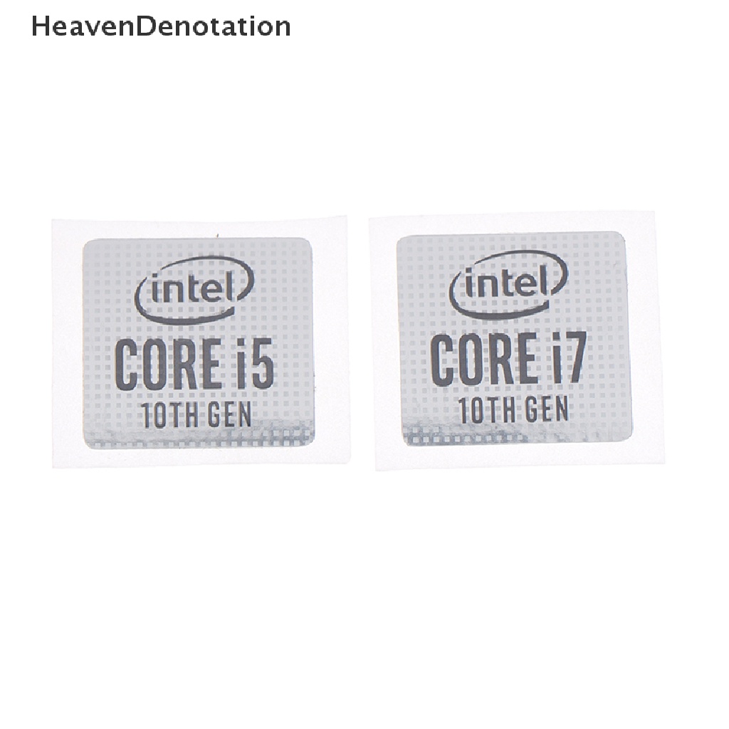 [HeavenDenotation] 5pcs Core Generasi 10th i5 i7 i9 DIY Stiker Label Notebook Dekorasi HDV