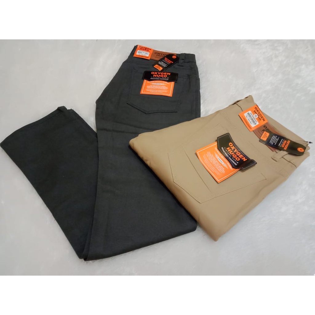 CELANA NAOMI PRIA / CELANA PANJANG OXYGEN HUGO PRIA / CELANA HUGO PRIA SLIM FIT / PANJANG NAOMI PRIA