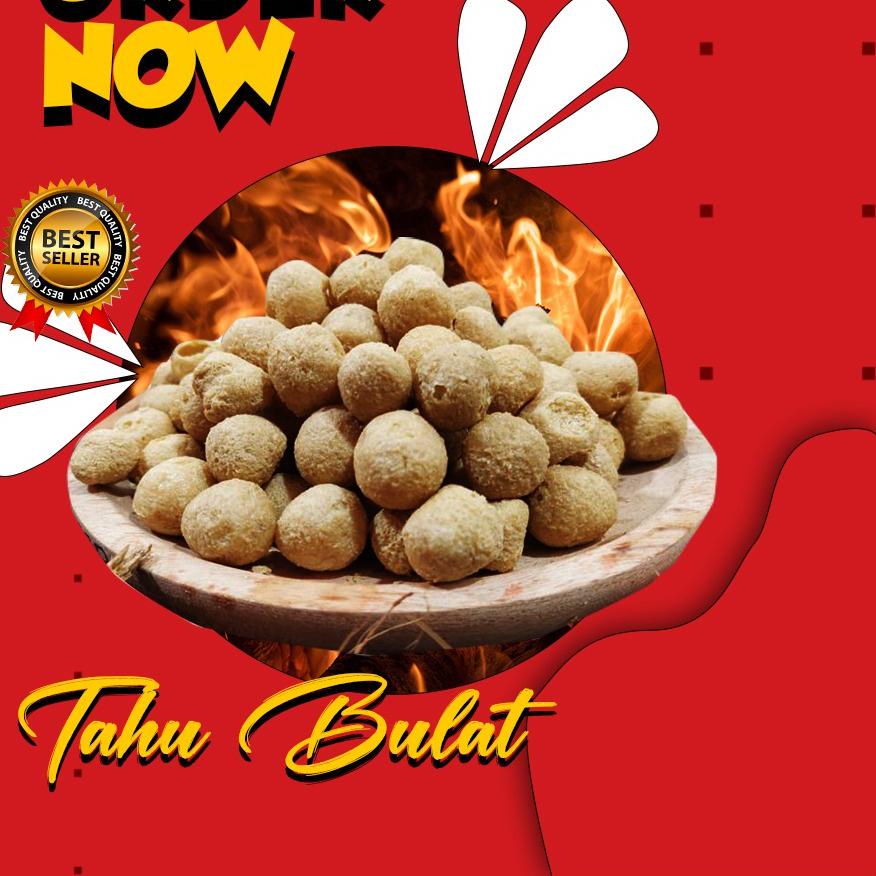 

➭ Keripik Tahu Pong Bola / Tahu Bulat Mini Kering / 1 kg ✫