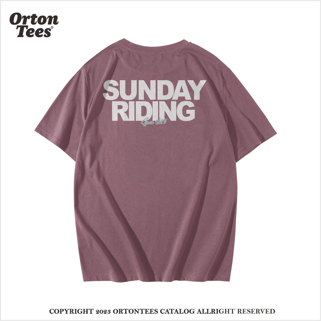 T-shirt ORTONTEES SUNDAY RIDING Dusty Rose
