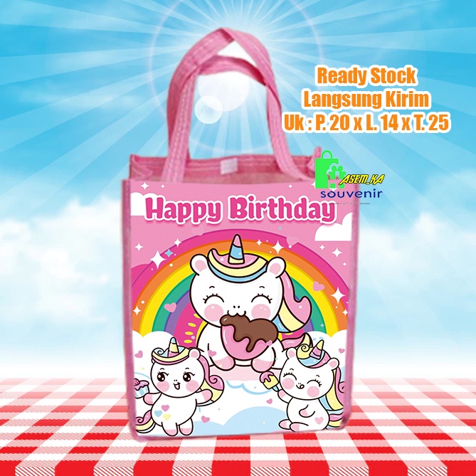 

Goodie Bag/Tas Ultah Anak Muat Kfc Unicorn - TERMURAH