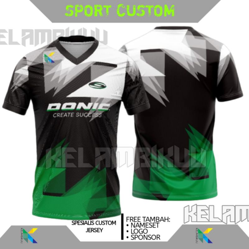 JERSEY PING PONG PRINTING TERBARU/JERSEY PING PONG CUSTOM gratis/BAJU KAOS TENIS PING PONG MURAH