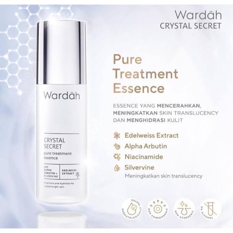 WARDAH WHITE SECRET PURE TREATMENT ESSENCE / WARDAH CRYSTAL SECRET PURE TREATMENT ESSENCE