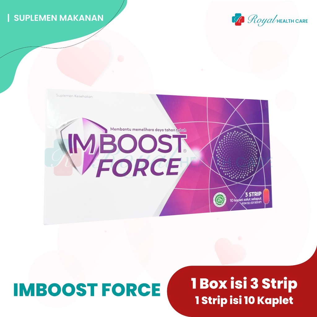 IMBOOST FORCE STRIP 10 TABLET Membantu Menjaga Sistem Kekebalan Tubuh
