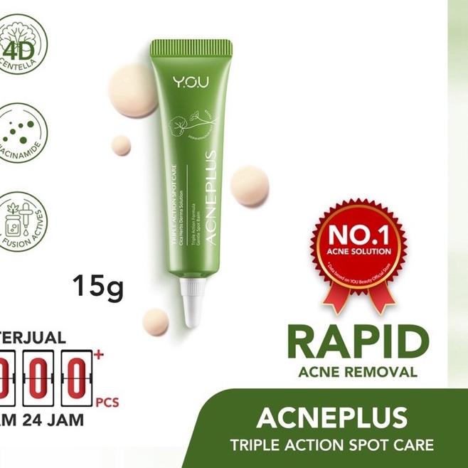 ➳ YOU AcnePlus Triple Action Spot Care 15 gr / Acne Spot You / You Acne ( YOU MAKEUPS OFFICIAL STORE