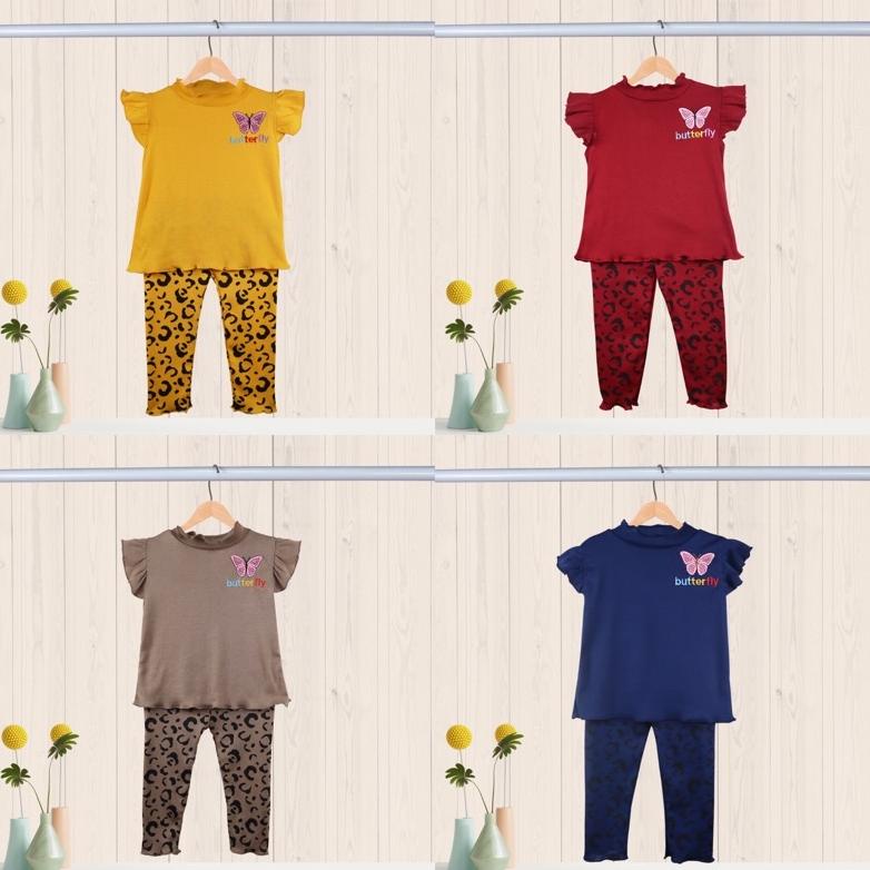 Owlet - Setelan Anak Perempuan / Setelan Bordir  / Baju Anak Perempuan