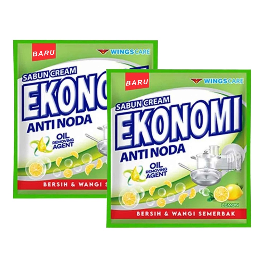 wings / sabun  colek / sabun ekonomi anti noda / Lemon / 380g