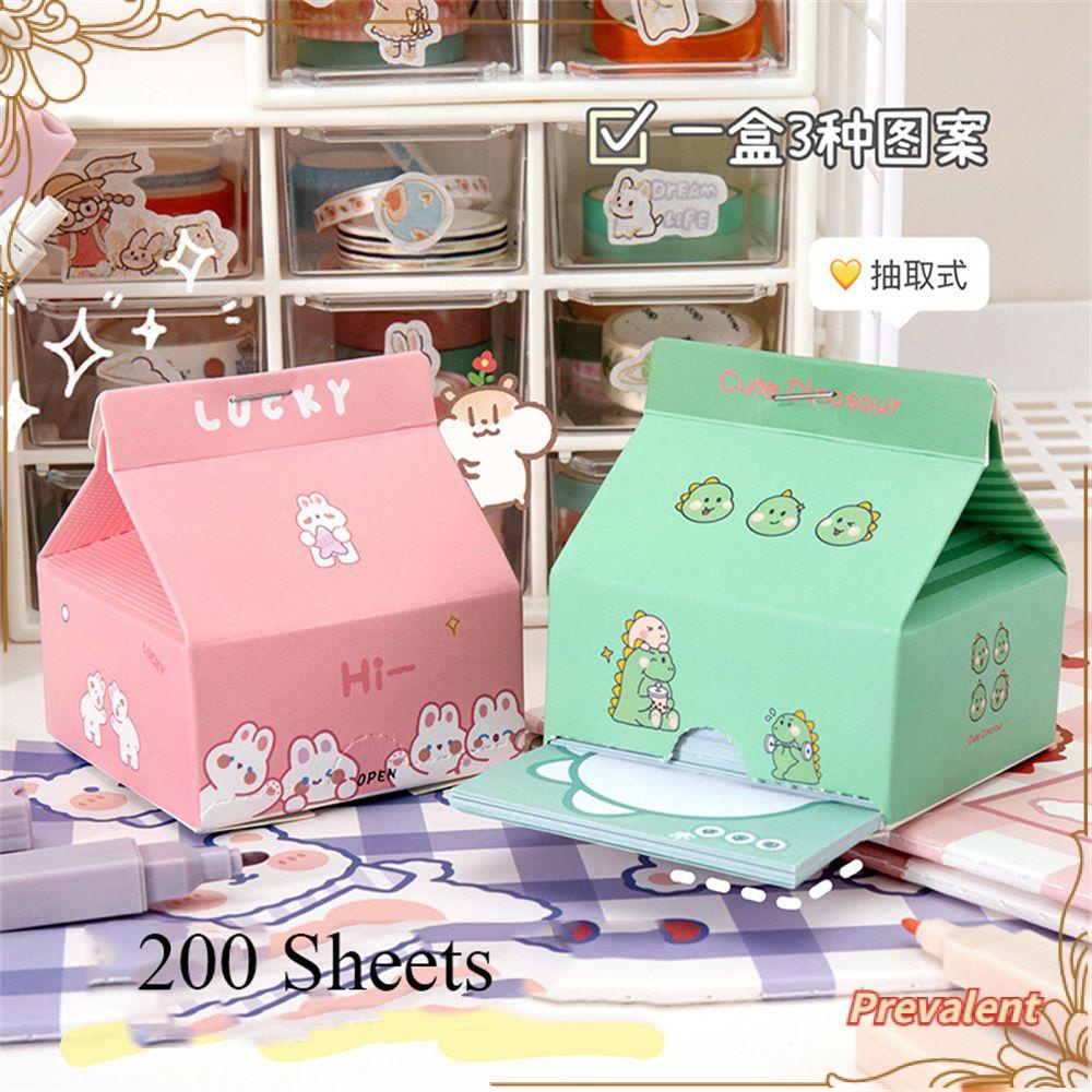 Preva 200lembar Milk Bear Memo Pad Notes Gadis Stationery To Do List Sekolah Kantor