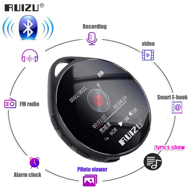 RUIZU M10 8GB MP3 MP4 Digital Audio Player Portable HQ SQ FLAC Speaker