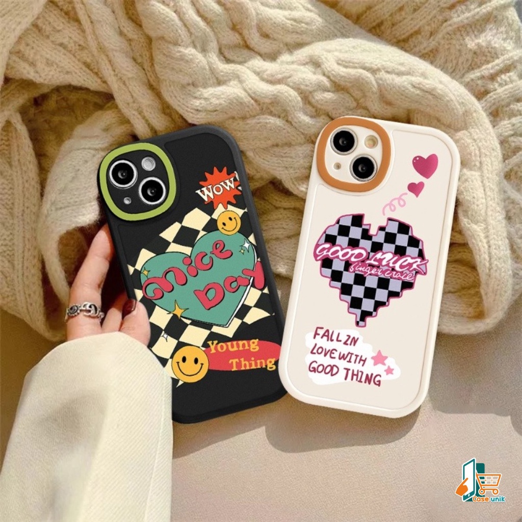 SS138 SOFTCASE COUPLE SMILE CATUR LOVE FOR OPPO A3S A1K A5S A7 A12 A11K A15 A15S A16 A16S A17 A17K A5 A9 2020 A8 A31 A37 NEO 9 A39 A57 A52 A92 A53 A33 2020 A54 A55 4G A57 2022 A77 CS5253