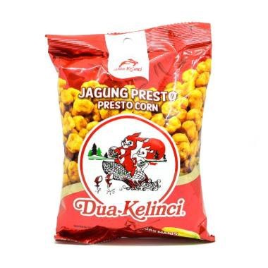 DUA KELINCI JAGUNG PRESTO 10X18g PEDAS MANIS