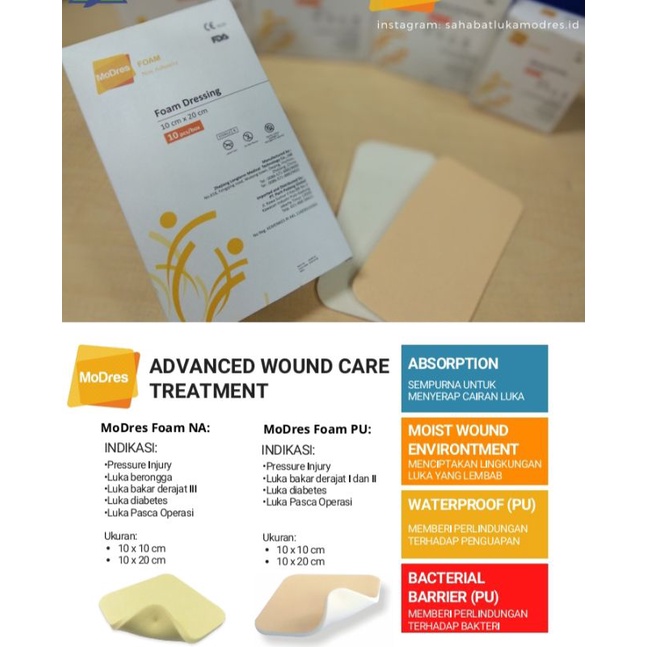 modres foam non adhesive 10x20