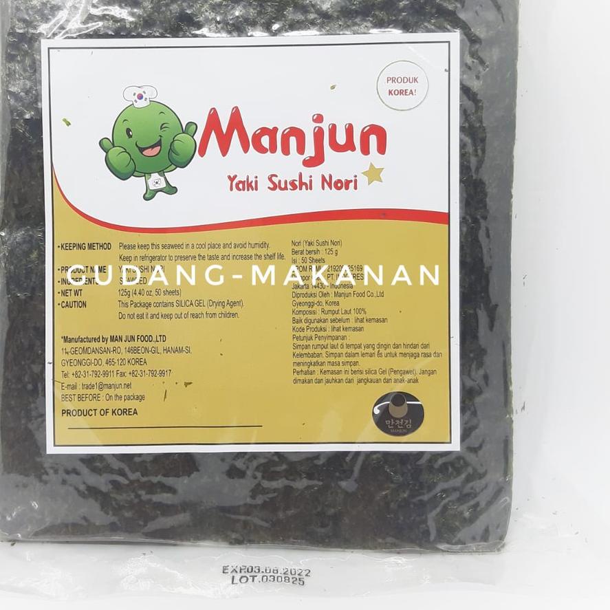 

♣ Manjun Yaki Sushi Nori 50 Lembar ➵