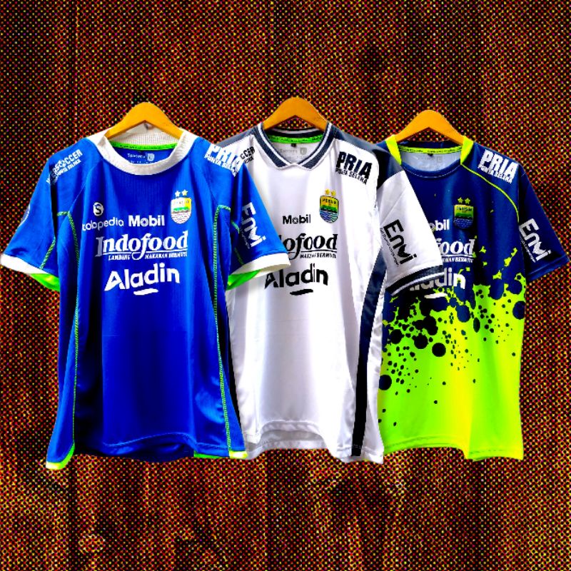 BEST SELLER PROMO baju bola Persib NEW SPONSOR jrsey kualitas GR4D30R1 logo TIMBUL 3d size M-XXL