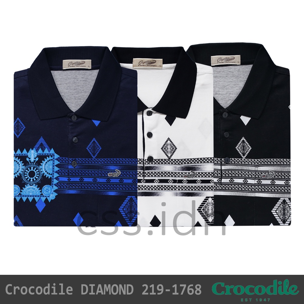 Kaos Kerah Pria Crocodile Diamond 219-1768