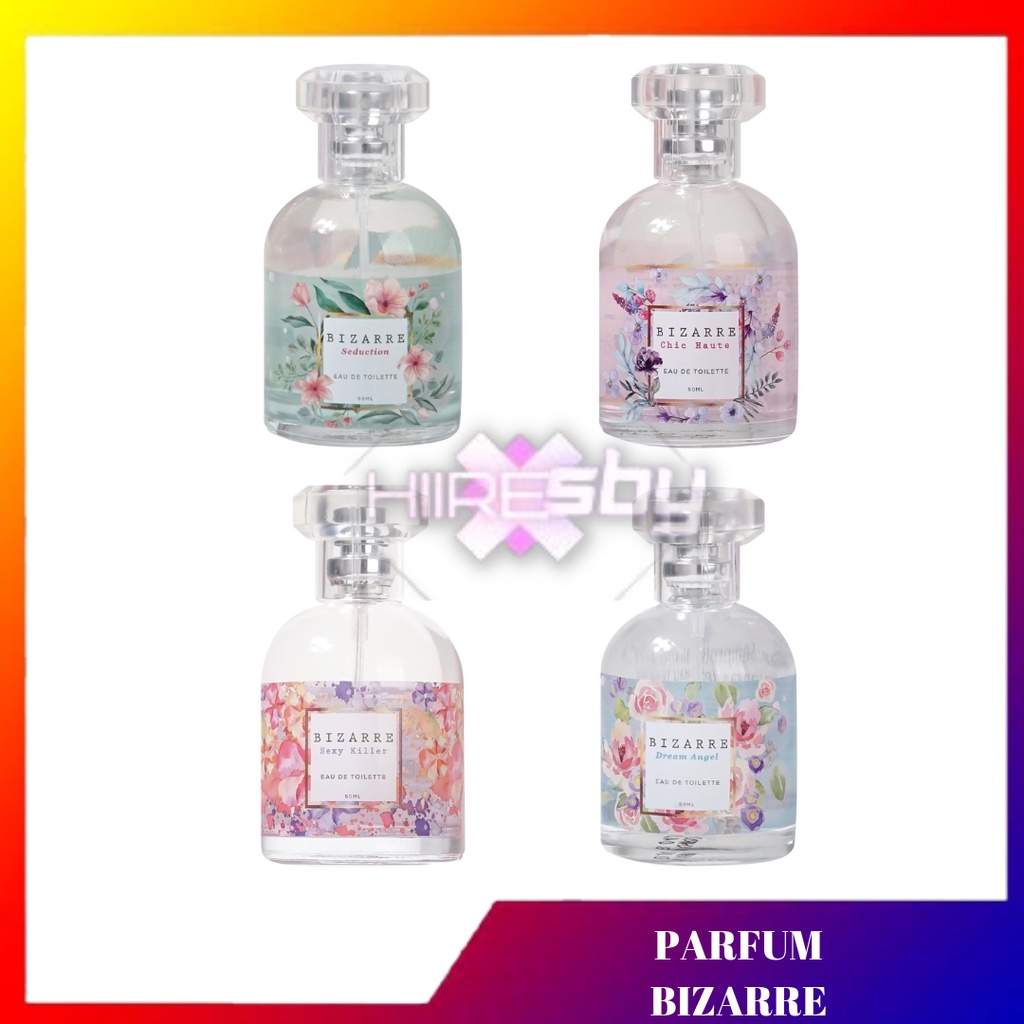 Bizarre Parfum Eau De Toilette 50ml Travel Pack BPOM Parfum Wanita Tahan Lama