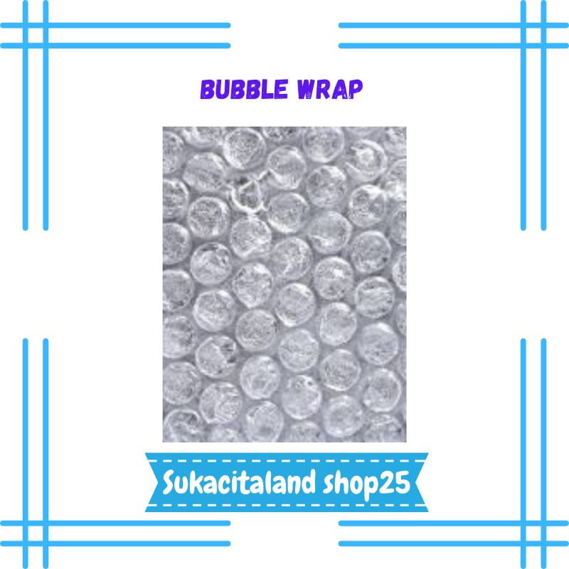 

bubble wrap tambahan packing 60x60 cm | plastik packing