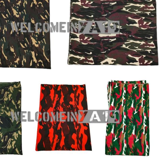 ➦ Bahan Kain Loreng BANSER / FKPPI / PEMUDA PANCA MARGA / PEMUDA PANCASILA / LASKAR MERAH PUTIH (met