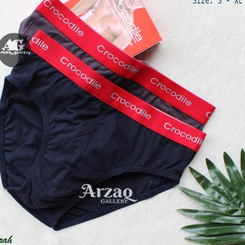 ☪ [ 2 pcs ] Celana Dalam Crocodile MERAH / Celana Dalam Pria / Cd Crocodile / Cd Pria / Crocodile / 