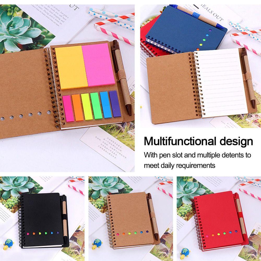 R-flower Notebook Alat Kantor Stationery Jadwal Cincin Pengikat Daun Longgar Jurnal Notepad