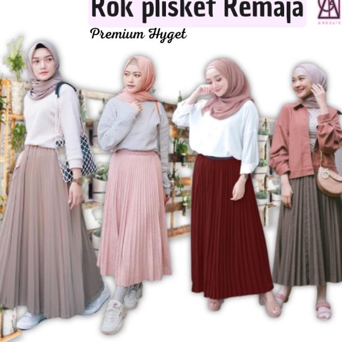 ◙ ROK PLISKET ANAK PEREMPUAN, ROK PLISKET REMAJA SMP PREMIUM UMUR 10 - 16thn / ROK PLISKET UNTUK REM