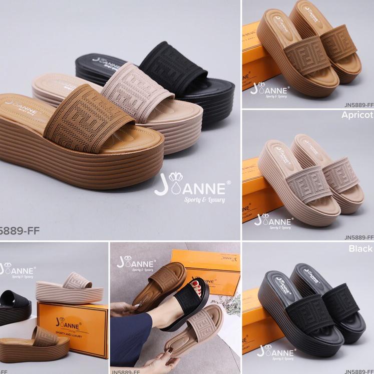 Murah Meriah RESTOCK [ORINAL] JOANNE Wedges Sandals Sepatu Wanita -FF