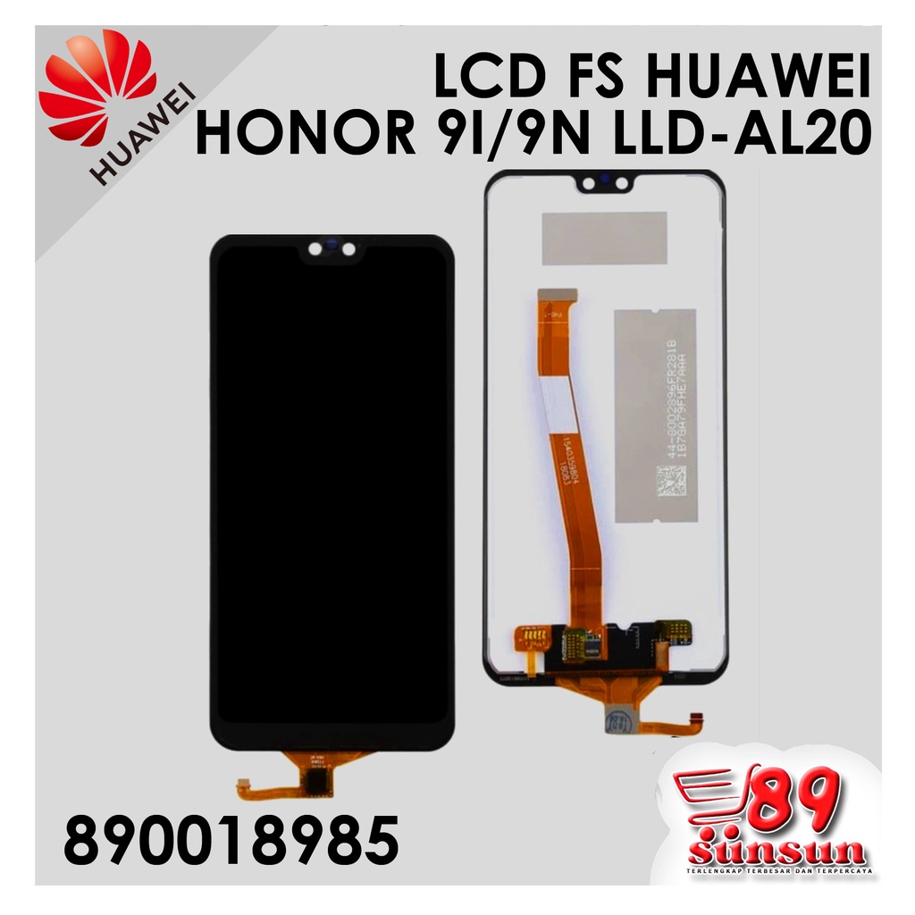 LCD FULLSET HUAWEI HONOR 9I/9N LLD-AL20 BLACK
